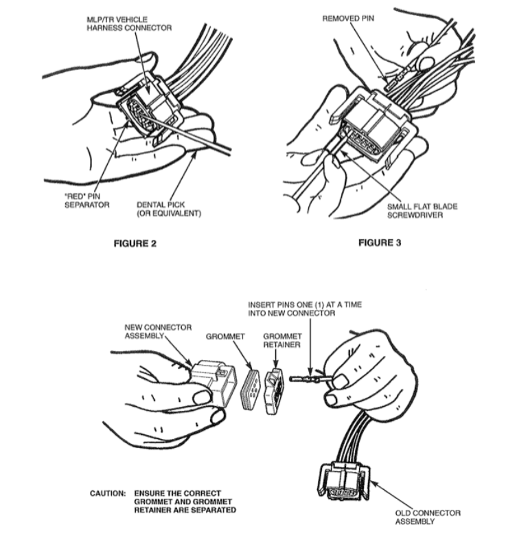 Interruptor de punto muerto Mlps 8 pines analógico E40D 1989/96