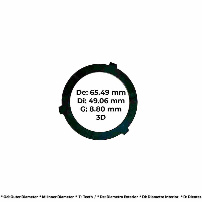 Plastic Washer Rear Planet To Shell (3 Tab) VW010 VW087 VW089 VW090