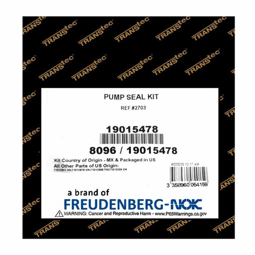 Pump Seal Kit For Cherokee Cutlass Ranger Bronco