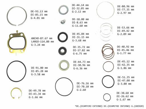 Power Steering Gear Seal Kit Big Ring Chevrolet Dodge GMC 1994/99