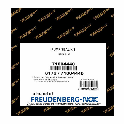 Power Steering Pump Seal Kit PASSPORT AMIGO PICKUP RODEO SUBARU XT LUV 