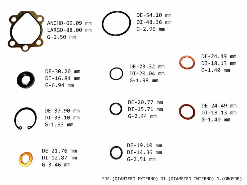 Power Steering Pump Seal Kit Nissan Infiniti 1986/95