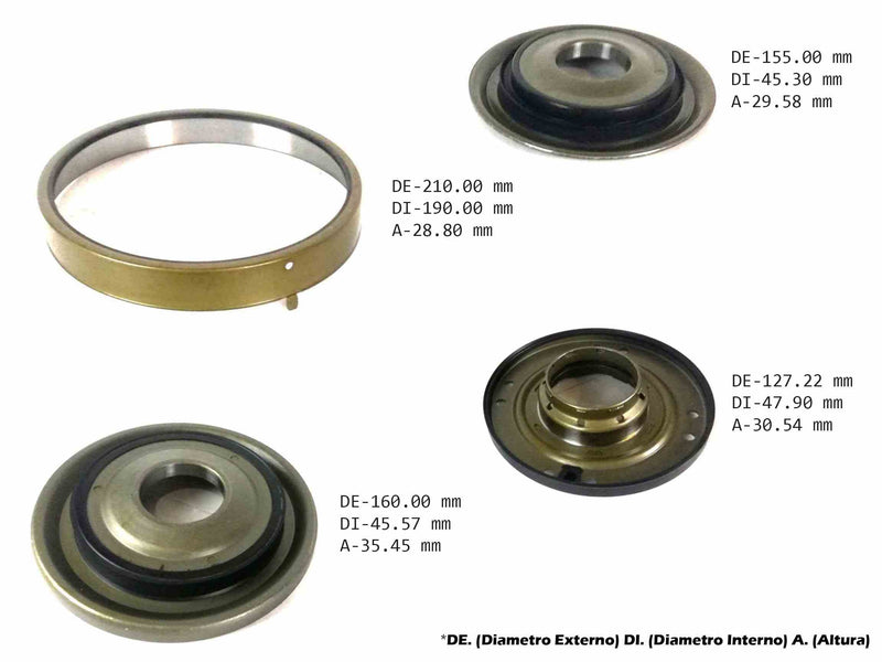 Piston Kit Transtec ZF8HP70 2010/UP
