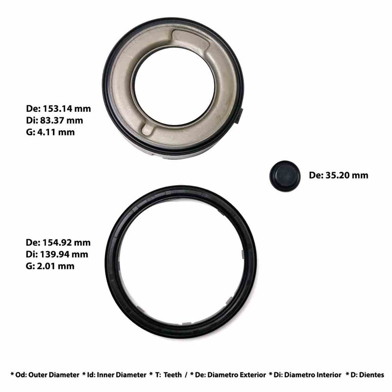 Piston Kit 40TE 2004/UP