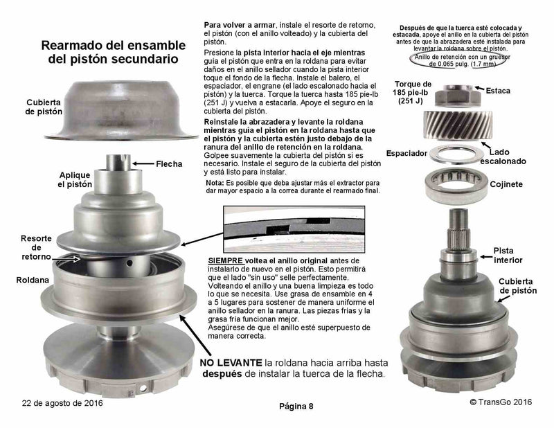 Transgo Pulley Tool Kit Fits JF011E JF015E 2007/UP