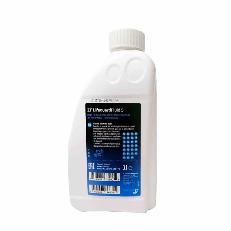 Automatic Transmission Fluid ZF LifeguardFluid 5 1 Liter