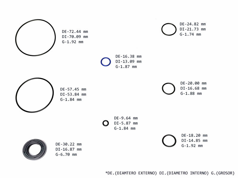Power Steering Pump Seal Kit Honda Acura Civic Accord Integra Legend
