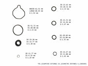 Power Steering Pump Seal Kit Honda Passport Isuzu Amigo Axiom Rodeo Mazda 6