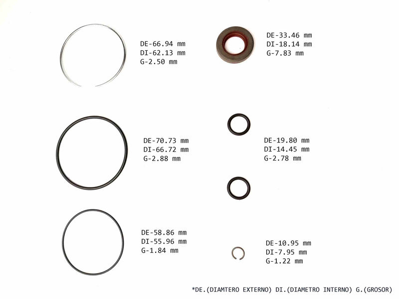 Power Steering Pump Seal Kit Buick Chevrolet GMC Isuzu Oldsmobile Pontiac Saab Saturn