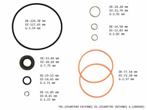 Power Steering Pump Seal Kit Cadillac Chevrolet GMC Silverado Yukon Escalade Tahoe Avalanche