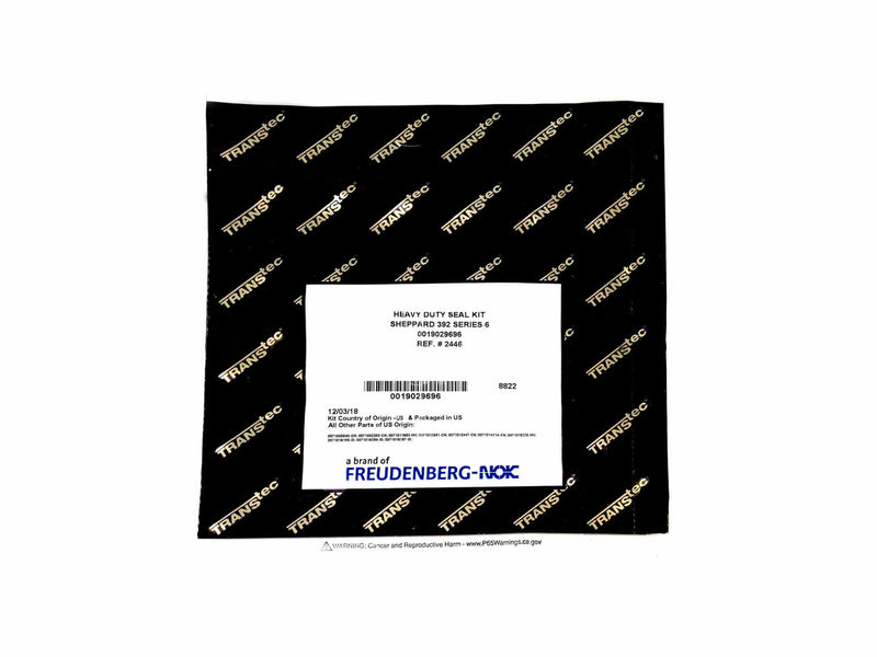 Complete Gear Seal Kit Transtec RH SHEPPARD 392 SERIES 6 HIGH PRESSURE