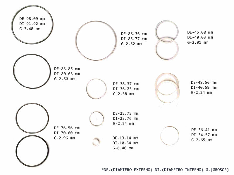 Complete Gear Seal Kit ZF 8014 71004293