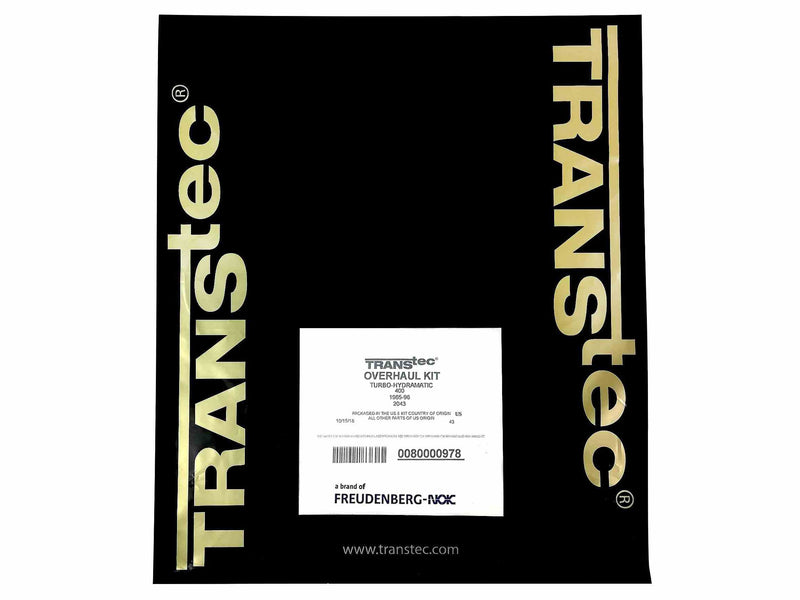 Overhaul Kit Transtec without Rear Metal Clad Seal TH400 M40 3L80 TH375 TH475