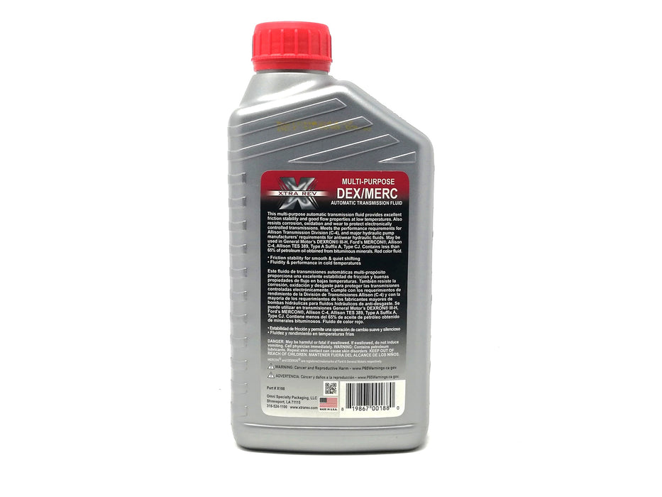 AUTOMATIC TRANSMISSION FLUID XTRA-REV MULTI-PURPOSE ATF - Suntransmissions