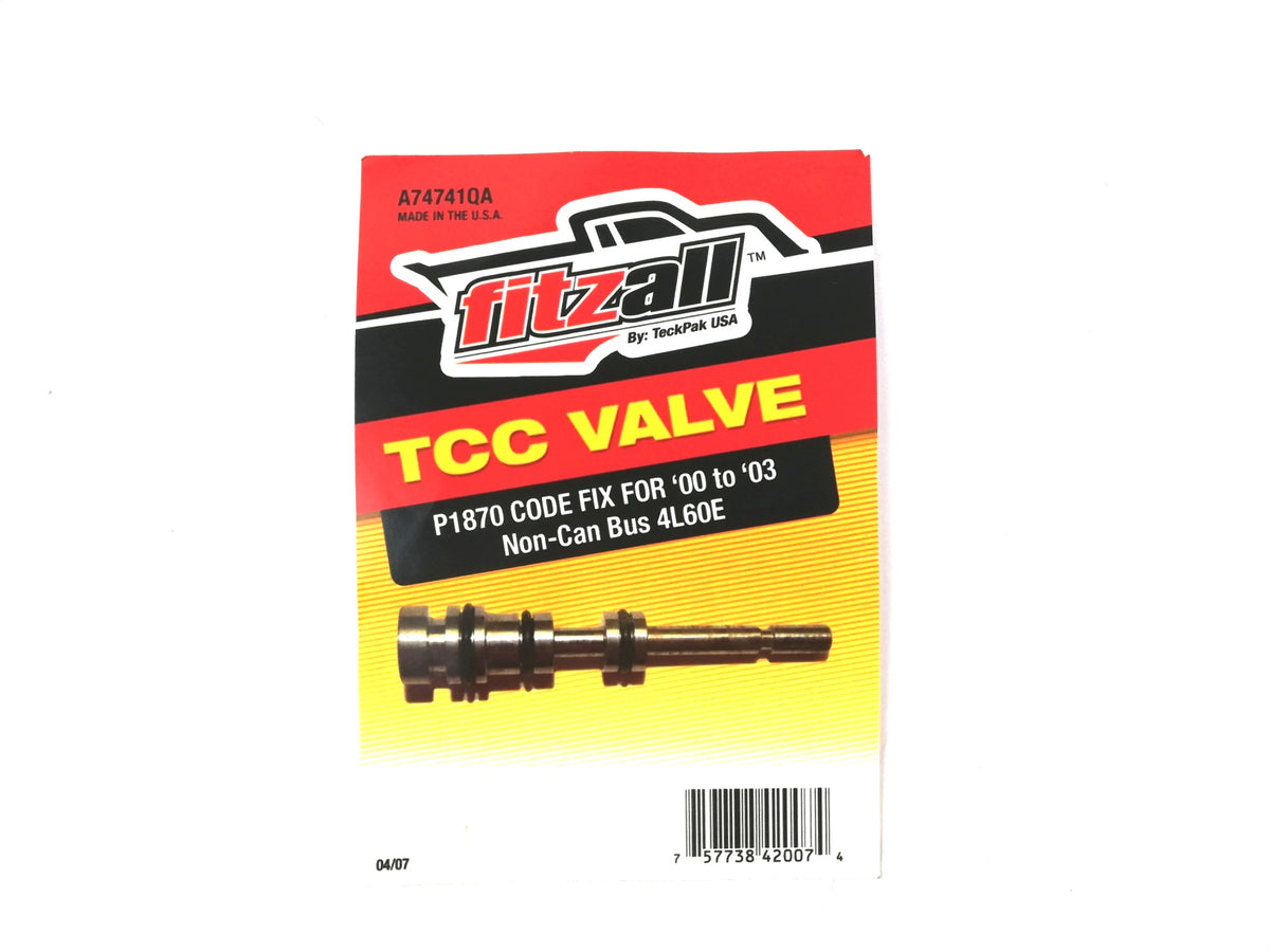 Tcc Valve P1870 Code Fitzall 4l60e — Sun Transmissions