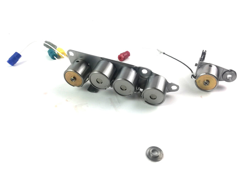 SOLENOID PACK (5 SOLENOIDS , 18" HARNESS ) RE4F04A, RE4F04V, 4F20E 1992/UP