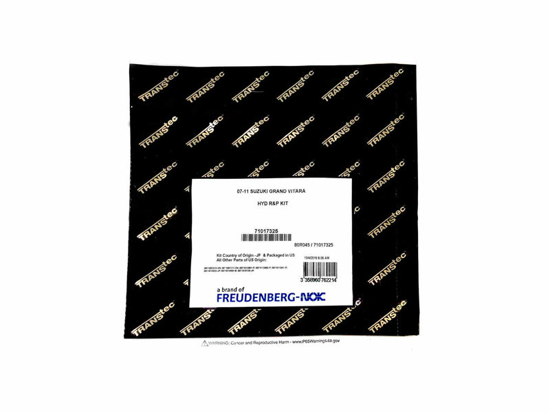 Power Steering Rack & Pinion Kit Transtec Suzuki Grand Vitara 2007/11